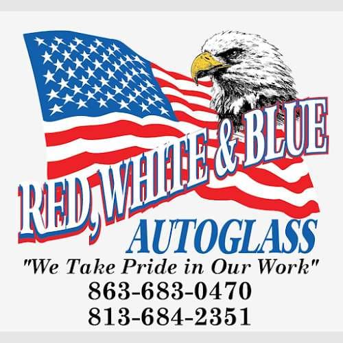 Image of Red White & Blue Auto Glass