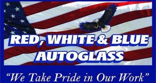 Image of Red White & Blue Auto Glass