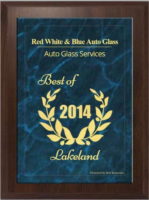 Image of Red White & Blue Auto Glass