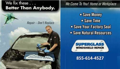 Image of SuperGlass Windshield Repair (100% Mobile Service) - Repair "Yes", but sorry, not Replacement